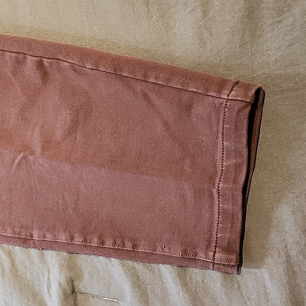 Ascend Burgandy Ribbed Pants - Picture 7 of 11